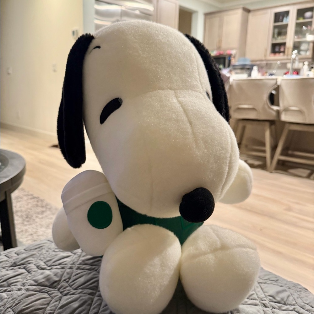 Snoopy Plush Toy Cafe Barista